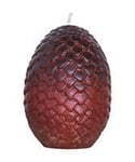 Game of Thrones Sculpted Dragon Egg Candle: Red