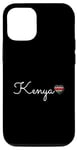 Coque pour iPhone 12/12 Pro I Love Kenya Proud Kenyan Pride Voyage assorti