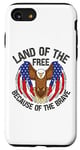 Coque pour iPhone SE (2020) / 7 / 8 USA Eagle Land of the Free à cause du Brave Memorial