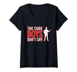 Womens THE CURE BOYS DON'T CRY SHIRT V-Neck T-Shirt