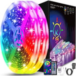 RGB 5m LED-slinga RGB5050 Music Sync LED Strip multicolor ColorRGB 5m 5050 LED strip