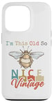 Coque pour iPhone 13 Pro I'm This Old So Be Nice Bumblebee Vintage Bee Homme Femme