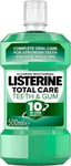 Listerine Total Care Teeth & Gum Mouthwash, Fresh Mint, 500ml