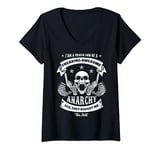 Womens Proud Son of an Anarchy T-Shirt V-Neck T-Shirt