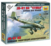 Airplane Ju-87 Stuka 1:144 Plastique Model Kit Zvezda