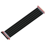 SilverStone SST-RC04B-400 - Câble plat flexible Premium PCI-E x16 Gen 3.0, blindage EMI, 40cm