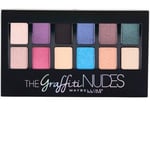 MAYBELLINE THE GRAFFITI NUDES EYE SHADOW PALETTE 12 COLOURS - BLUE PURPLE SILVER