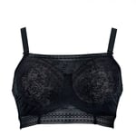 Lace Bandeau Topp Fleur Black, Anita