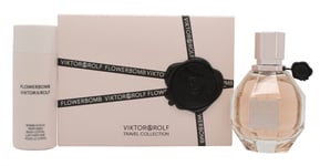 VIKTOR & ROLF FLOWERBOMB GIFT SET 7ML EDP + 50ML BODY LOTION - WOMEN'S FOR HER