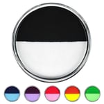 LOPHE Maquillage Fard Aquarellable Pot, Peinture du Visage, Maquillage FX Smiffys, peinture à l'eau pour le visage et le corps pour adultes, enfants,30g, Noir et Blanc