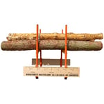 BLS-2H Bulk Log Sawhorse - Perfect for Precise Multi-Log Cutting - 150kg Log Capacity - Compact, Lightweight and Foldable - Dual Auto-Locking Chains for Superior Log Stability