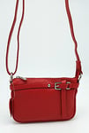 Puccio Pucci Women's TRLBC100181 Leather Bag, Red, 21x14x4