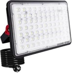 Indmird Projecteurs LED Extérieur 200W, 20000LM Spot LED Extérieur IP66 étanche Projecteur Exterieur LED 6500K Blanc Froid Eclairage de Sécurité pour Jardin, Patio, Garage, Terrasse,Atelier