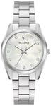 Bulova 96P228 Women's Classic Surveyor Mother-of-Pearl Dial Watch