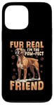 Coque pour iPhone 13 Pro Max Boxer Dog Breed Fur Real I'm the paw-fect friend.