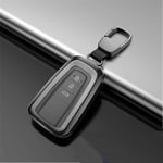 FLJKCT Car Key Holder key Cover Case Shell Aluminium Alloy TPU ，For Toyota RAV4 Wildlander Prado Highlander Corolla 2020 2/3 Button