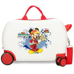 Disney Mickey Joy Valise Enfant Multicolore 41x34x20 cms Rigide ABS Serrure à combinaison 25L 2,1Kgs 4 roues Bagage à main