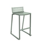 Essenciel la déco s'installe dehors Tabouret Bar ALU INARI ROMARIN/Assise ALU 1.5 MM/EMPILABLE/DIM : 47X48XH83 CM/Poids Net 3.10KGs