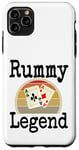 iPhone 11 Pro Max Funny Rummy Legend Card Game Winner Winning Game Night Dad Case