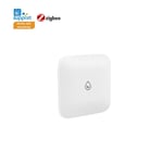 Ewelink-Capteur de fuite d'eau intelligent Zigbee 3.0,alarme,contrôle intelligent,hôte,protection de la sécurité à domicile - Type WHITE