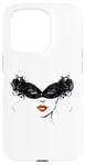 Coque pour iPhone 15 Pro Masque vénitien, joli visage, femme, Venise, Italie