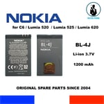 ORIGINALE REPLACEMENT NOKIA BL4J BL-4J 1200mAh LUMIA 520 525 620 C6 3,7V GENUINE