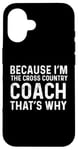 iPhone 16 Cross Country Coach Appreciation Running Coach Men Women Case