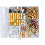 Rhinestone Dreadlock Accessories Dreadlock Bead Multifunctional 146pcs