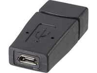 Renkforce Rf-4297185, Usb Type A, Usb Micro B, Svart