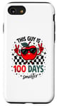 iPhone SE (2020) / 7 / 8 This Guy is 100 Days Smarter Teacher Boy 100th Day of School Case