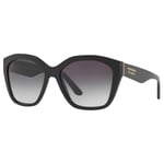 Burberry BE4261 Square Sunglasses, Black/Grey Gradient