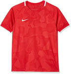 Nike Mixte enfant Dry Challenge Ii Football T shirt, University Red/White/University Red/(White), S EU