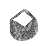 WOS GLITTER BAG SILVER Silver