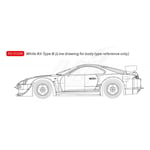 FR- REVOSLOT Toyota Supra White Kit - Type B - RS0029B