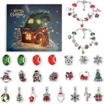 (Three Socks) Christmas Advent Calendar Bracelet Jewelry Making Kit GFL