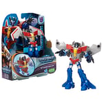 Transformers Toys EarthSpark Warrior Class Starscream, 12.5-cm Action Figure, Robot Toys for Kids Aged 6 and Up