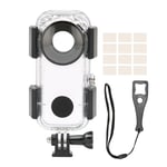 &Eacute;tui de plong&eacute;e Transparent pour Insta360 ONE X2, 40m / 131 pieds, &eacute;tanche, profondeur, pour cam&eacute;ra, plong&eacute;e en apn&eacute;e, natation