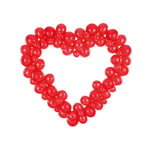 Balloon Garland Red Heart