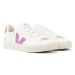 Veja Campo Leather Women's White/Mulberry Trainers