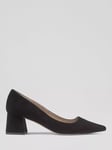 L.K.Bennett Sloane Block Heel Suede Court Shoes