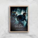 Harry Potter and the Deathly Hallows Part 1 Giclee Art Print - A2 - Wooden Frame