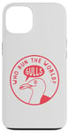 Coque pour iPhone 13 Jeu de mots amusant en forme de mouette : « Who Run The World? Gulls! »