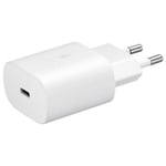 Original Samsung USB-C Väggladdare 25W PD 3.0 - Vit