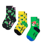 Happy Kids 3-Pack Animal Mix chaussettes colorées pour enfant en coton avec des motifs amusantes