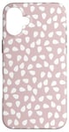 Coque pour iPhone 16 Plus Pink White Teardrop Leaf-like Petal Seedpod Nature Pattern