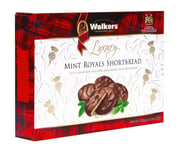 Walkers Shortbread Luxury Mint Royals Shortbread, Traditional Pure Butter Scottish Recipe, 150g