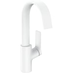 Hansgrohe - Vivenis - Mitigeur de lavabo 210, avec vidage et bec rotatif, EcoSmart, blanc mat 75030700