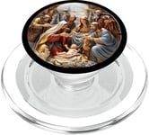 True Story Crèche de Noël Jésus Chrétien Hommes Femmes Enfants PopSockets PopGrip pour MagSafe