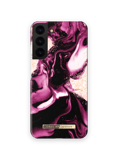 iDeal Printed Mobilskal Galaxy S22P Golden Ruby Marble