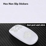 10 Sheets Hex Textured Stickers Non Slip Grip Sticker For Gaming Mobile Phone